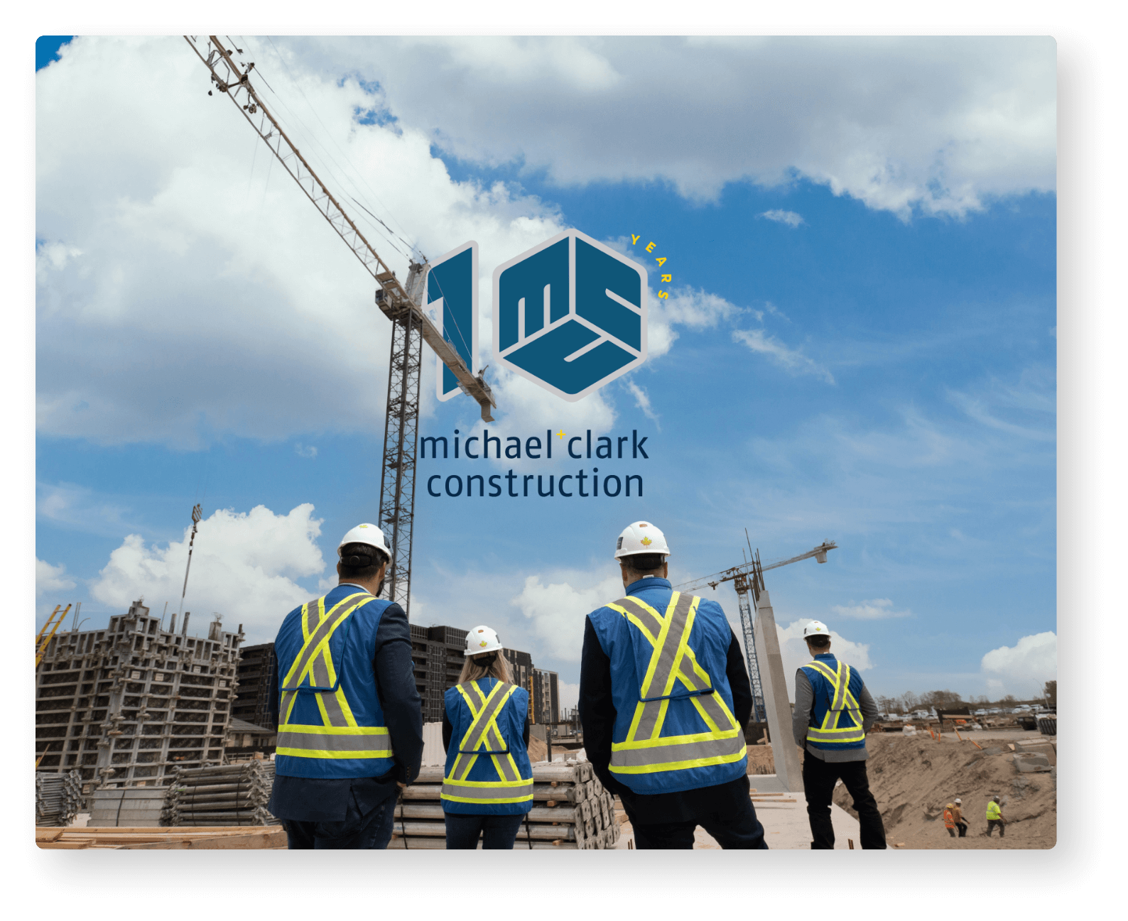 michael + clark construction anniversary rendering